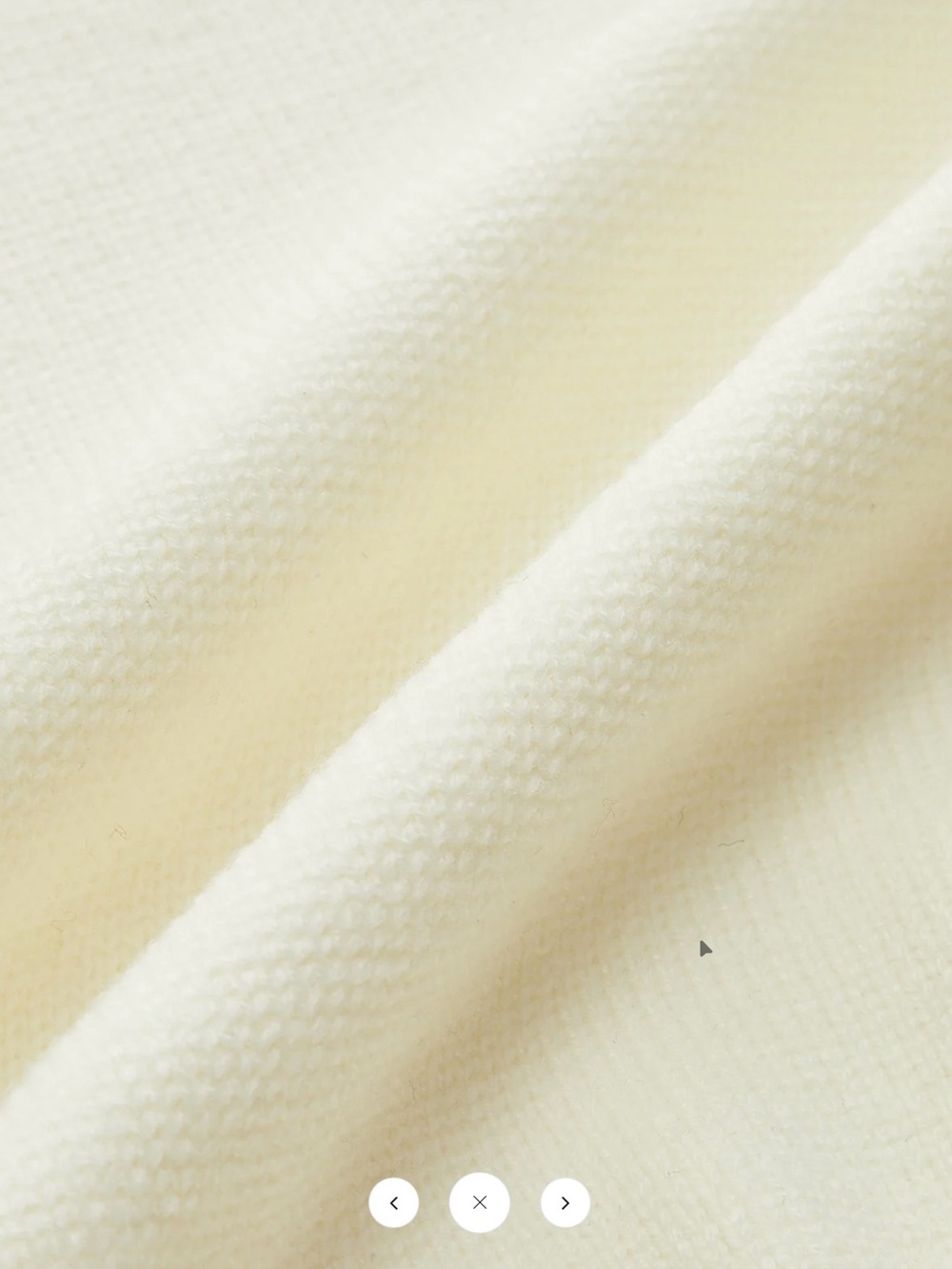 Commense Pearl- Decor Cap Sleeve Cardigan - White - Large - Picture 6 of 6